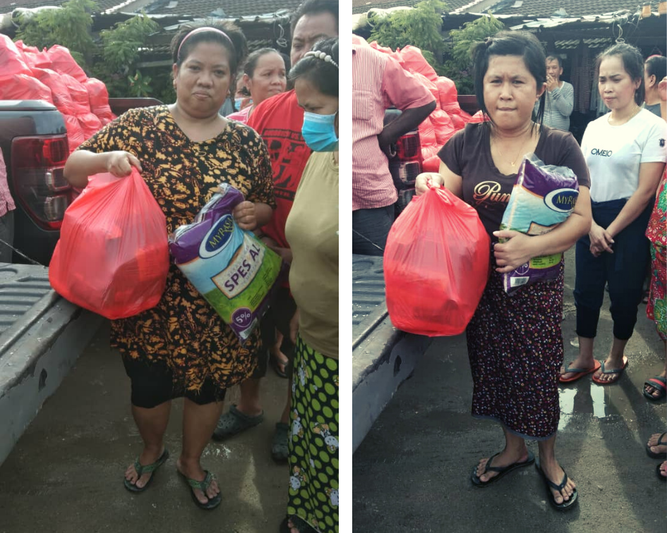 95 Families in Kg. Melayu Subang Receive Food Aid From FreeMakan